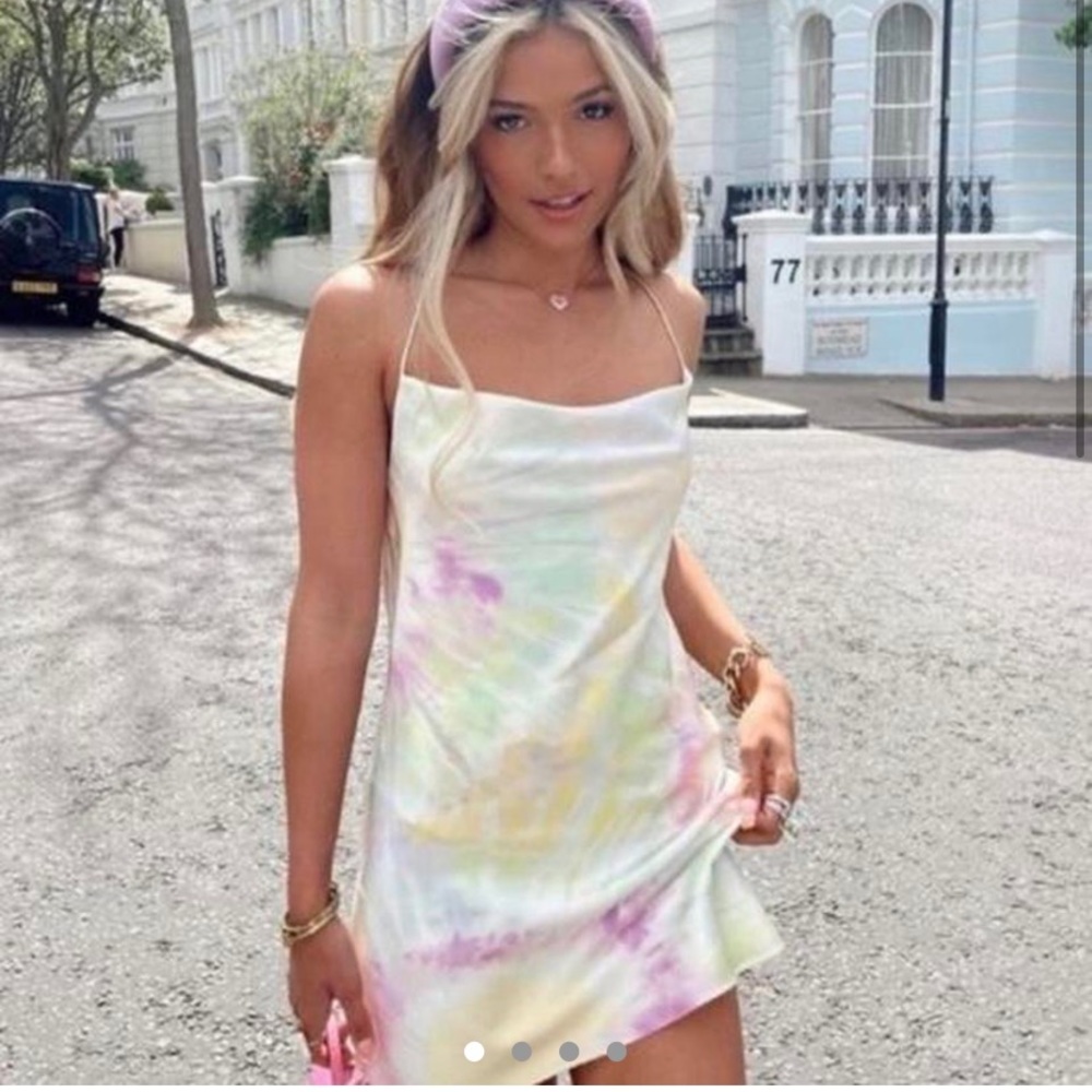 Zara tie dye dress